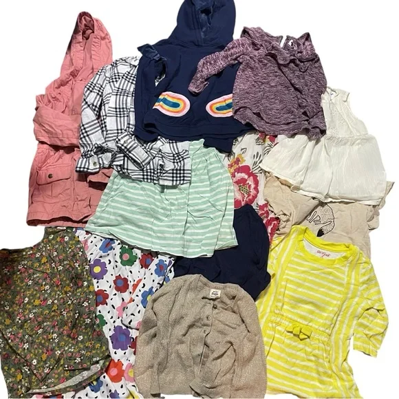 Girls Size 5/5T Mixed Clothing Starter Pack Bundle, About 12-20 Items - Picture 2 of 15